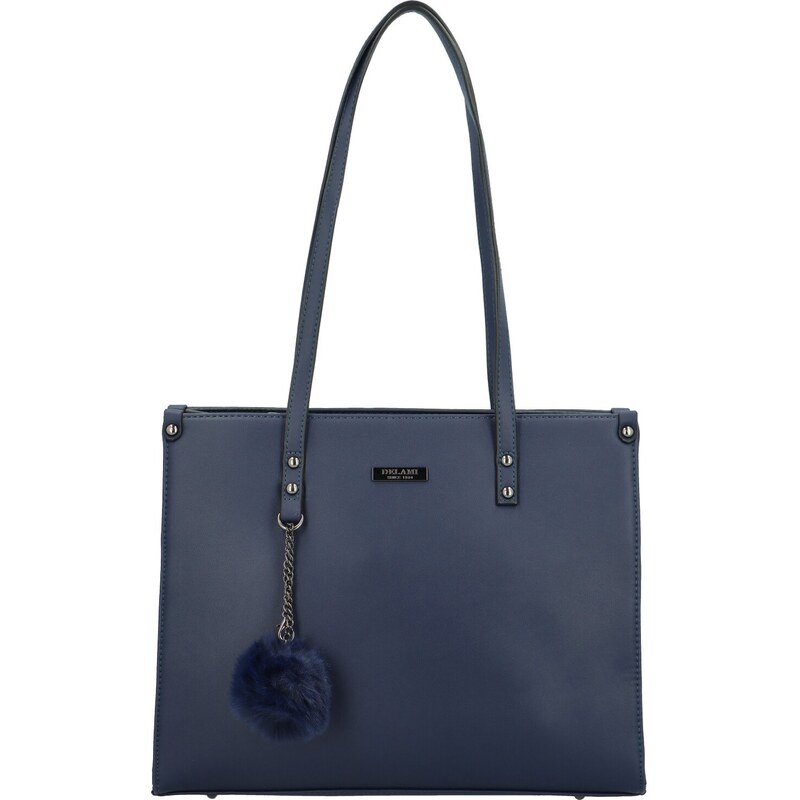 Dámska kabelka na rameno tmavo modrá - Delami Sabin tmavo modra 58493755
