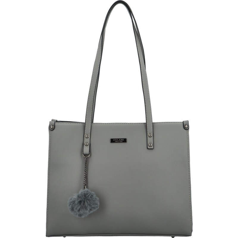 Dámska kabelka na rameno šedá - Delami Sabin šedá 58493756