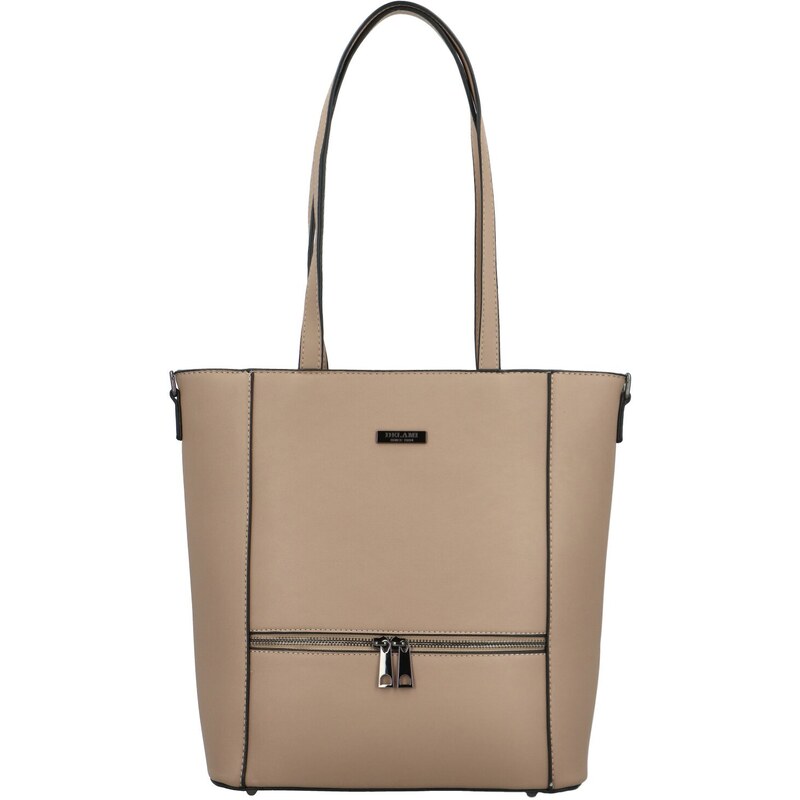 Dámska kabelka na rameno taupe - Delami My Angela taupe 58493793
