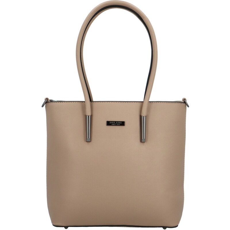 Dámska kabelka na rameno taupe - Delami Ginnie taupe 58493776