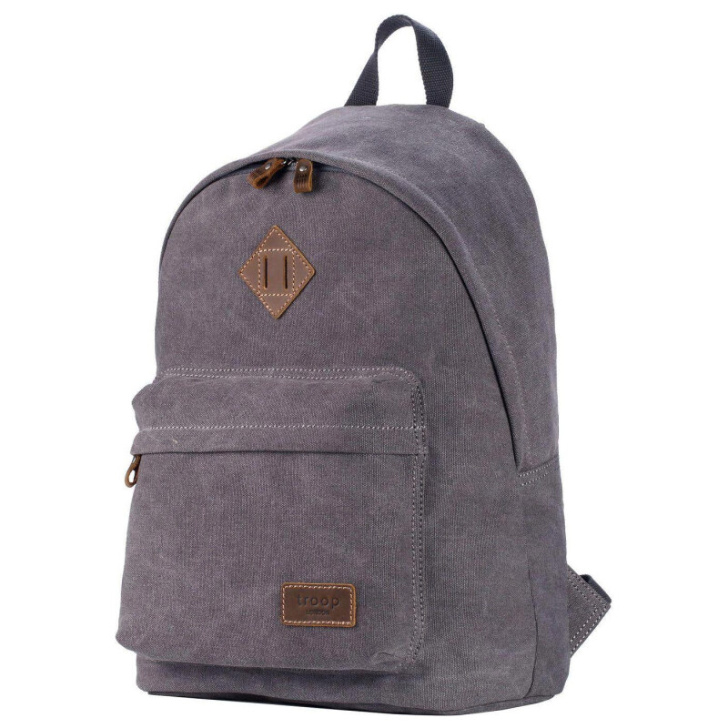 Troop London Značkový veľký mestský batoh grafitový (GTB821) 58444826