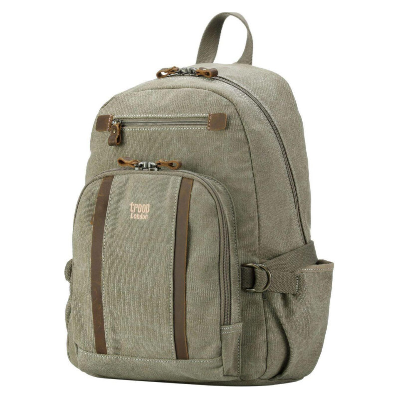 Troop London Značkový stredne veľký mestský batoh zelený (GTB811) 58444835