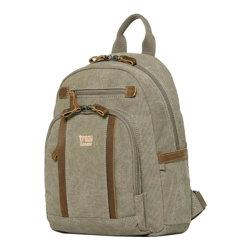 Troop London Značkový malý mestský batoh zelený (GTB804) 58444840