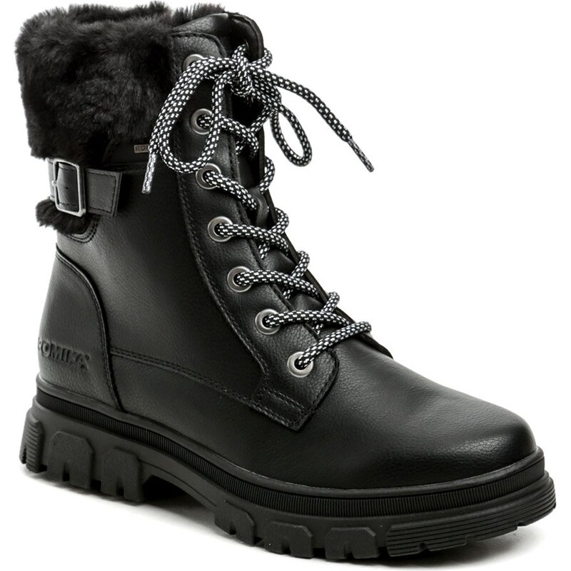 Romika 84R0062010 čierne dámske zimné topánky 58446339