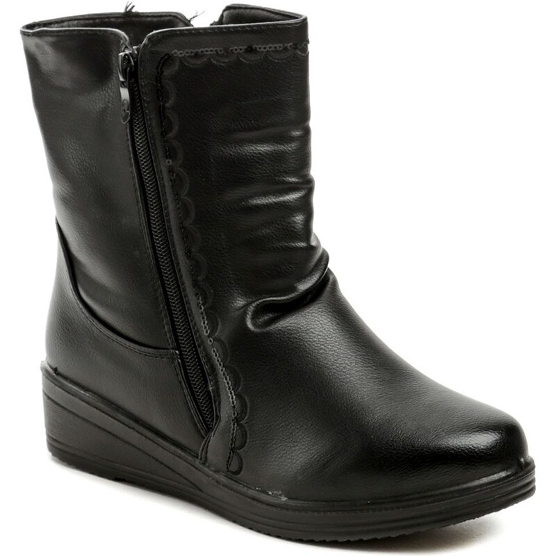 Scandi 262-0227-A1 čierne dámske zimné topánky 58446337