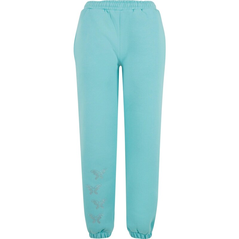 Felicious Nohavice tyrkysová / strieborná 58459627