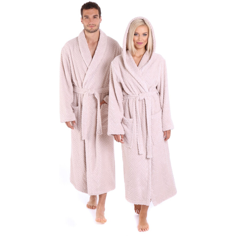 Unisex župan Athena s kapucňou 3116 Hazel - Vestis 60298140