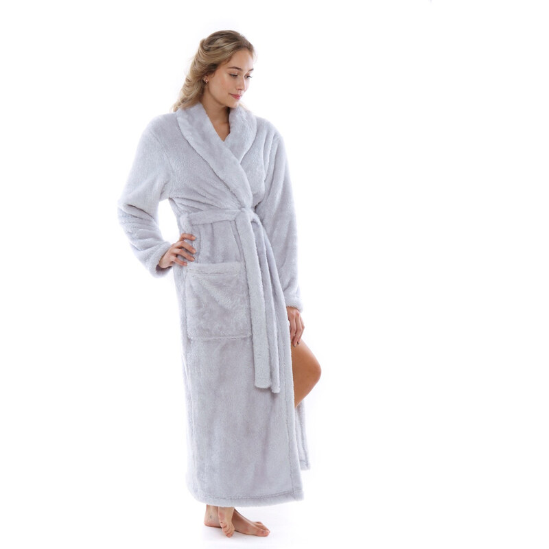 Dámsky župan LIlly extra 2120 light grey - Vestis 60298173