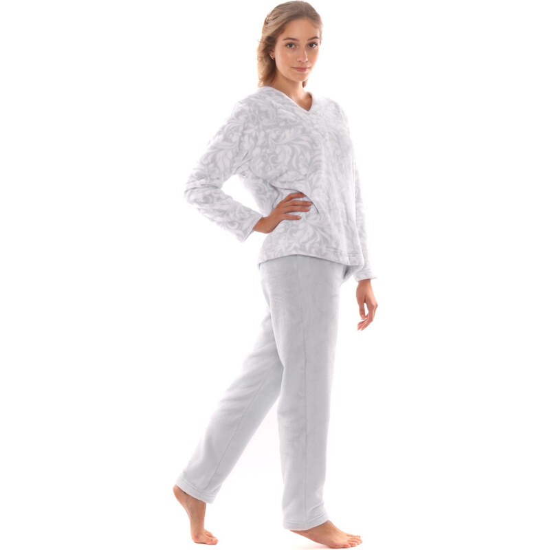 Dámske pyžamo Flora 6456 dove grey - Vestis 58450819