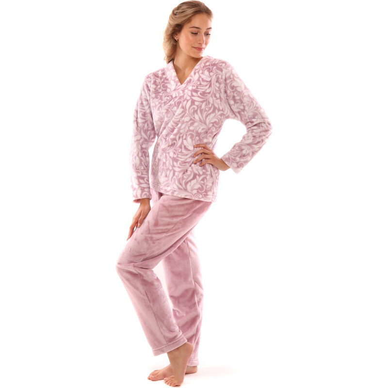 Dámske pyžamo Flora 6456 mauve mIst - Vestis 58450820