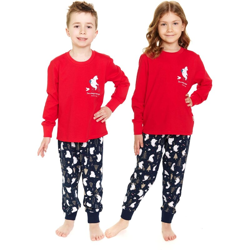 Doctornap Dievčenské pyžamo 5264 red 58457870