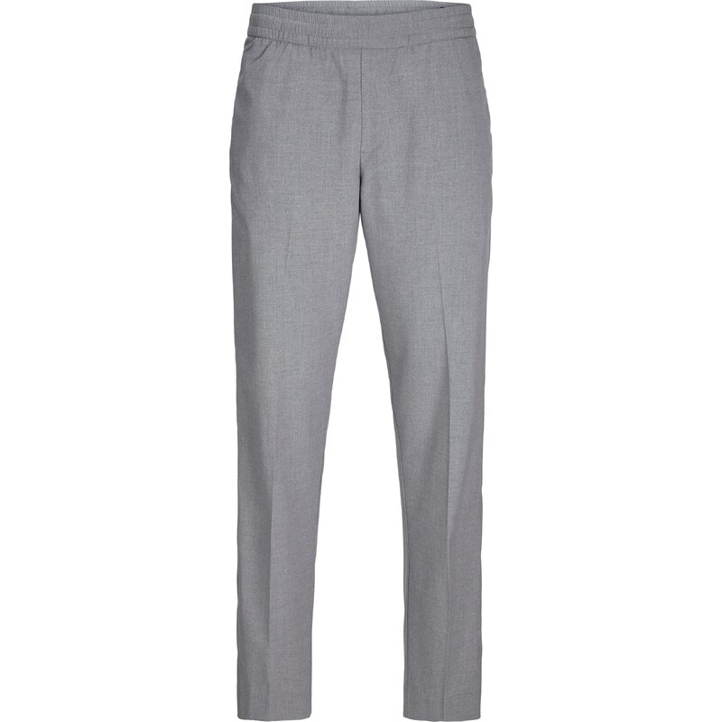 JACK & JONES Nohavice s pukmi JPSTKane Edwin sivá melírovaná 58490263