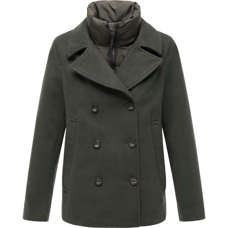 MARIKOO Prechodný kabát olivová 58459791