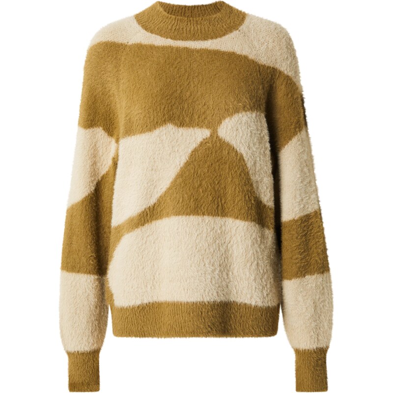 VILA Sveter béžová / karamelová 58460495