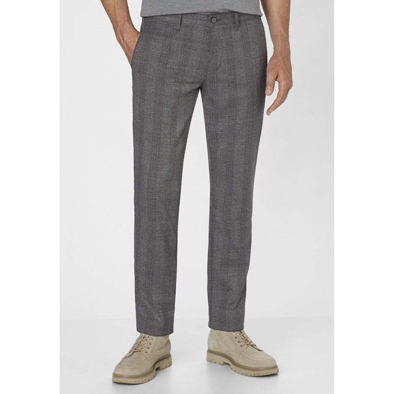 Pánske elastické nohavice s jemným károm RED POINT modern fit 58462859