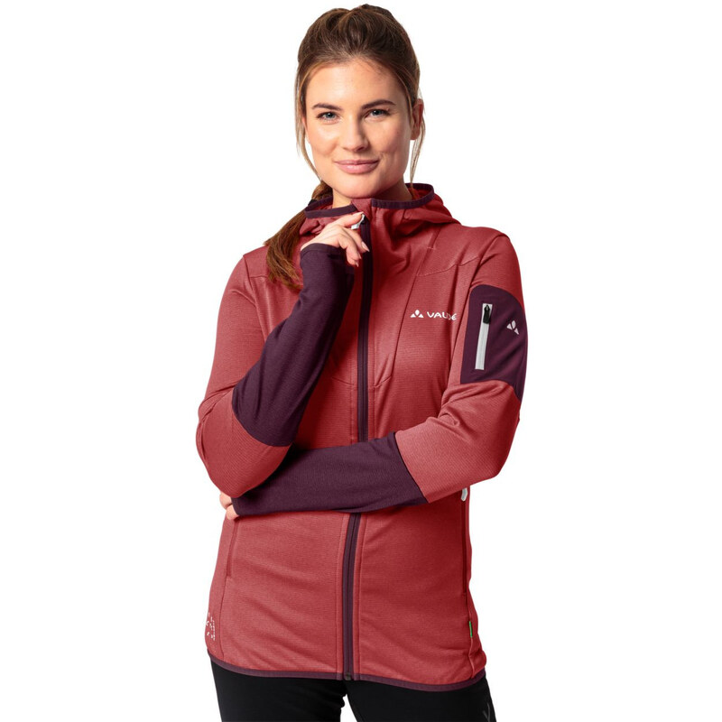 Vaude Monviso mikina, dámska, tehlová 58464196