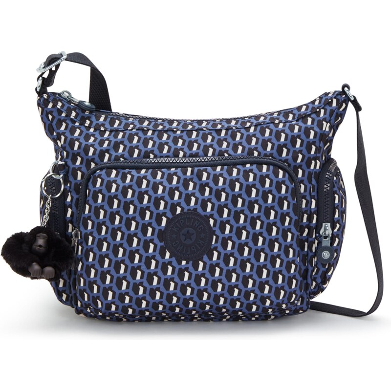 KIPLING Taška cez rameno GABB modrá / čierna / biela 54283413