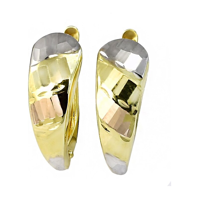 zlaté náušnice Glare 104 51197135