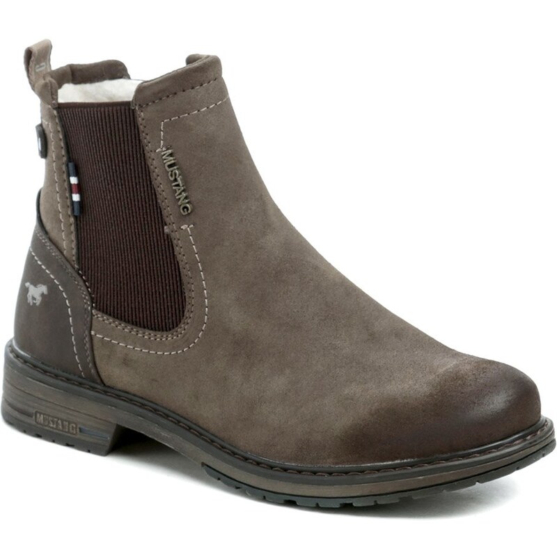 Mustang 4157-608-306 Kaffee pánske zimné topánky 58484009