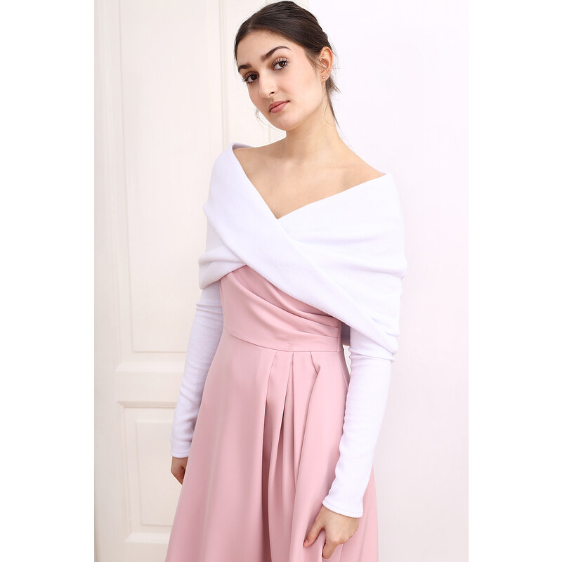 Glara Svetrové bolerko s návleky 58484473