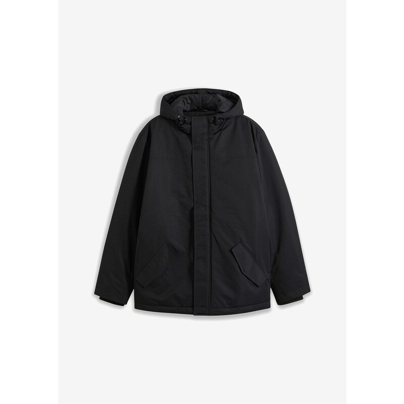 bonprix Zimná bunda s kapucňou, farba čierna 58487133