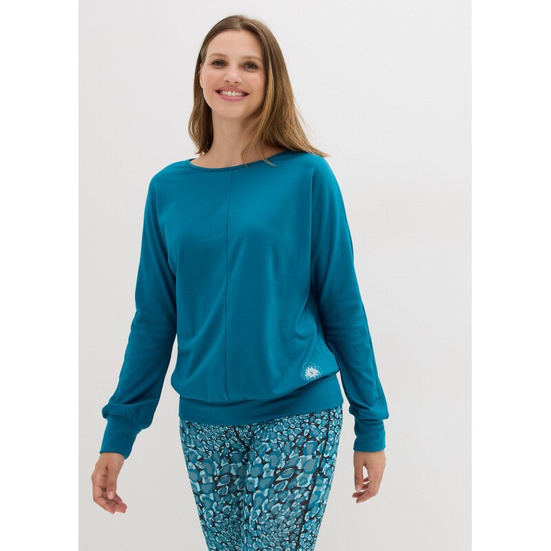 bonprix Športové termo tričko, voľný strih, farba modrá 58487062