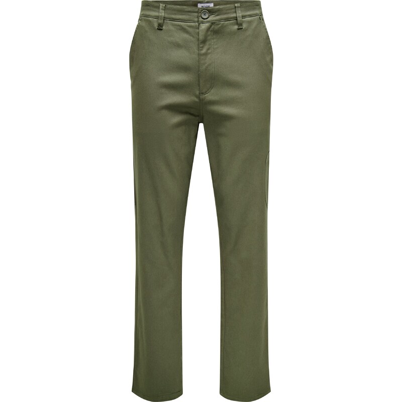 Only & Sons Nohavice ONSEdge olivová 58490215