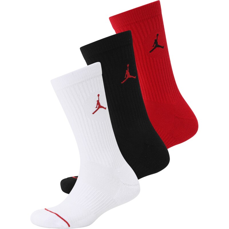 Jordan Ponožky červená / čierna / biela 58490600