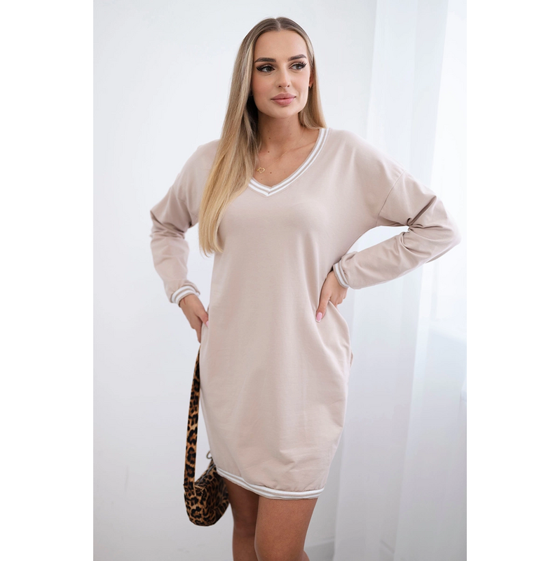 Kesi Šaty Kiki s vreckami a výstrihom do V 64237815