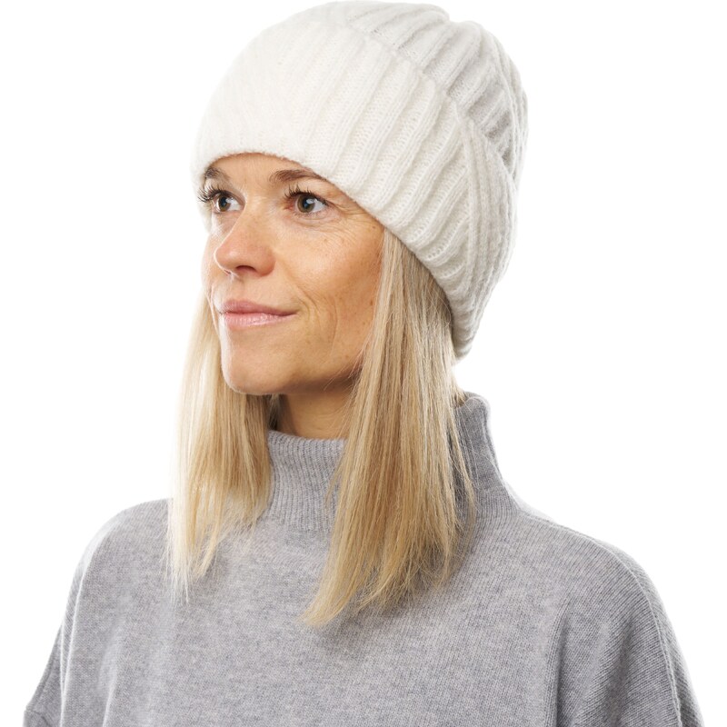 Vlnka Vlnená čiapka Superfine Merino Chilecito biela veľkosti 58493464