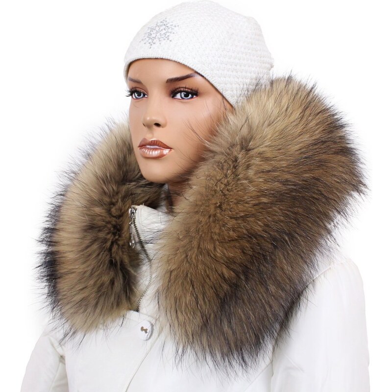 Sikora Kožušinový lem na kapucňu - golier medvedíkovec LM 10/21 (80 cm 58493820