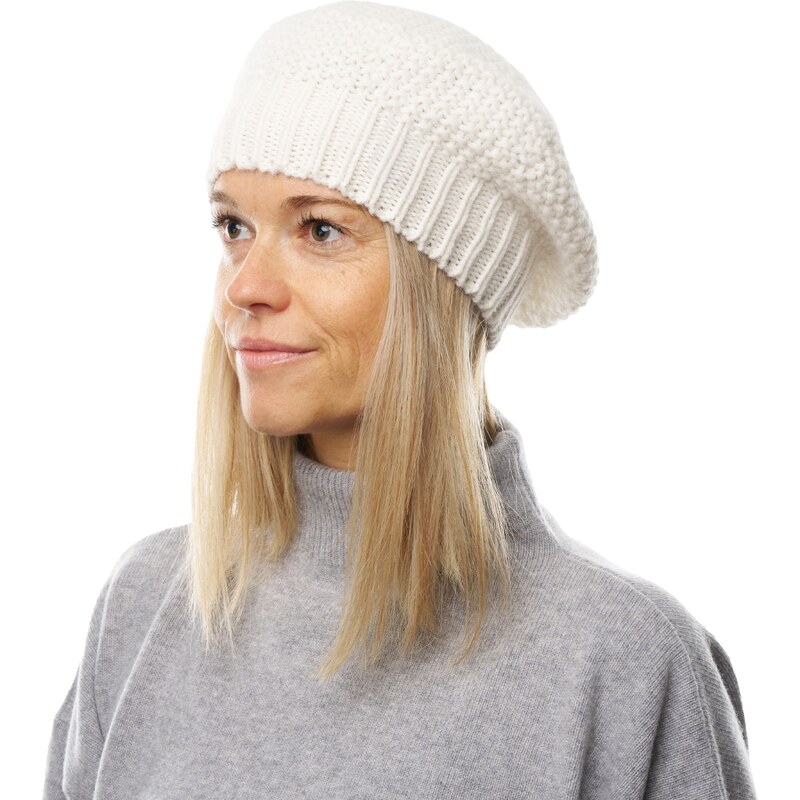 Vlnka Angorová vlnená čiapka Riva biela veľkosti oblečenia Uni 61290729