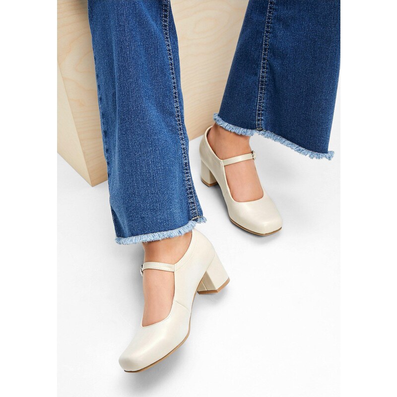 bonprix Lodičky, farba biela 49697799