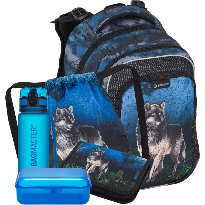 Bagmaster LUMI 24 F veľký školní set pre prvákov – vlk 58500297