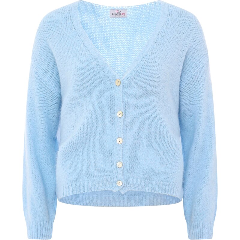 Zwillingsherz Kardigán svetlomodrá 57728359