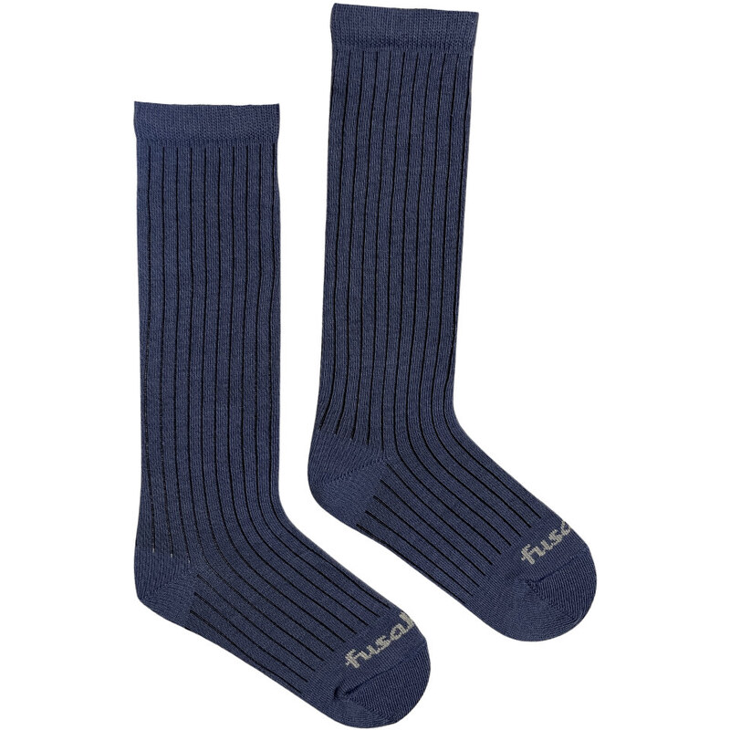 Detské podkolienky Fusakle Rebro modré 61754459