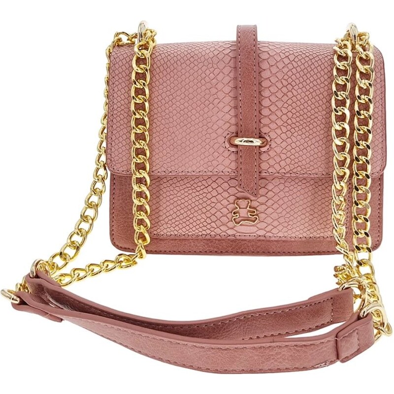 LULU CASTAGNETTE Luxusná ružová dámska malá kabelka 6S3WP 58511160