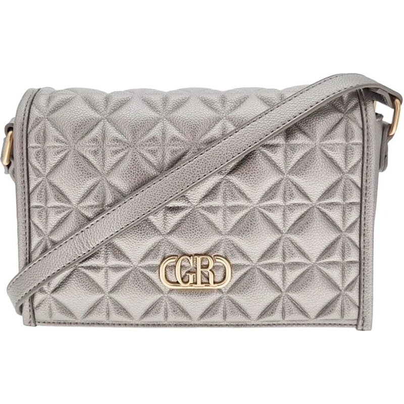 GEORGES RECH Luxusná dámska malá kabelka strieborná 0OQLT 58511161