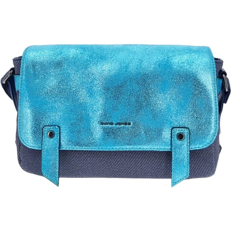 DAVID JONES Moderná tyrkysová dámska malá kabelka O18F8 58511215