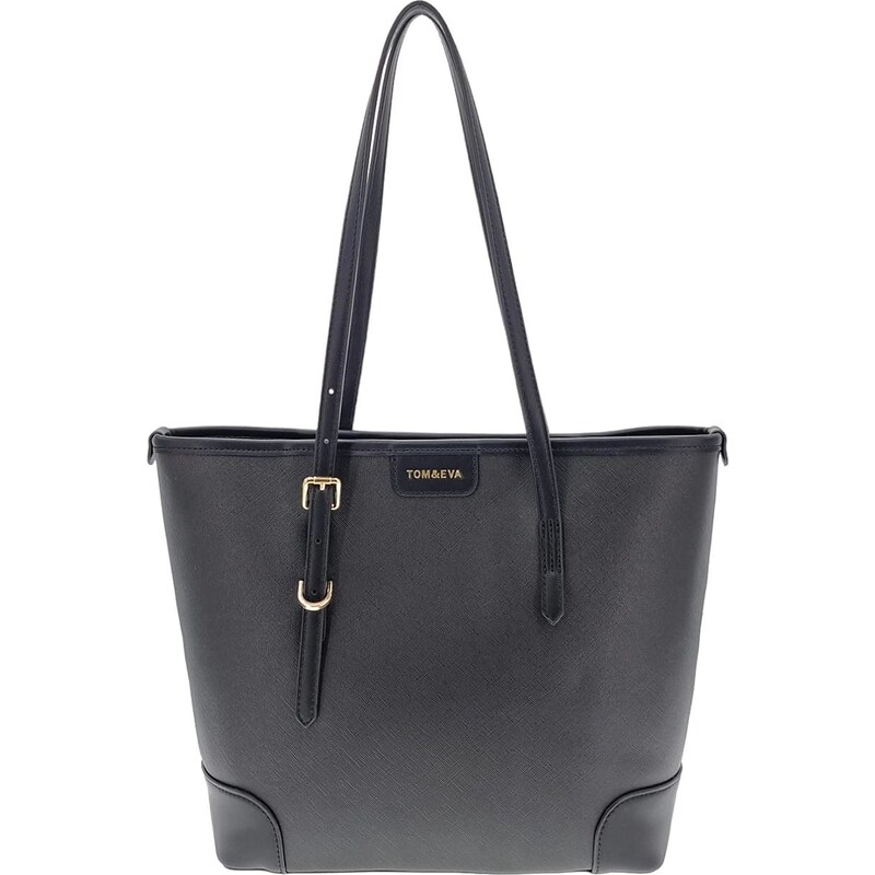 TOM&EVA Originálny dámsky shopper čierny 22R30 58511247