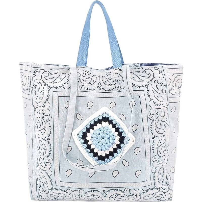 PHIL Módny svetlomodrý dámsky shopper DUPXP 58511263