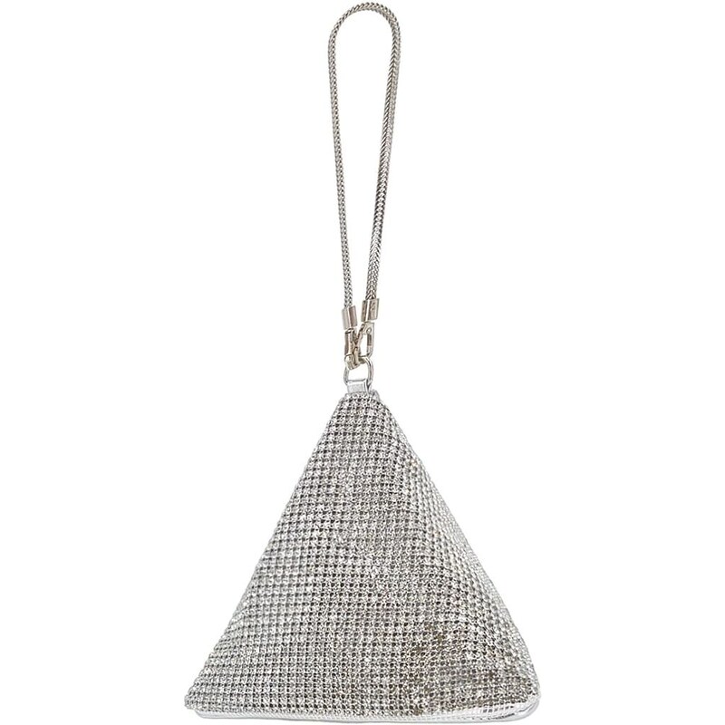 TOM&EVA Pohodlná dámska slávnostná kabelka strieborná R5ZNV 58511359