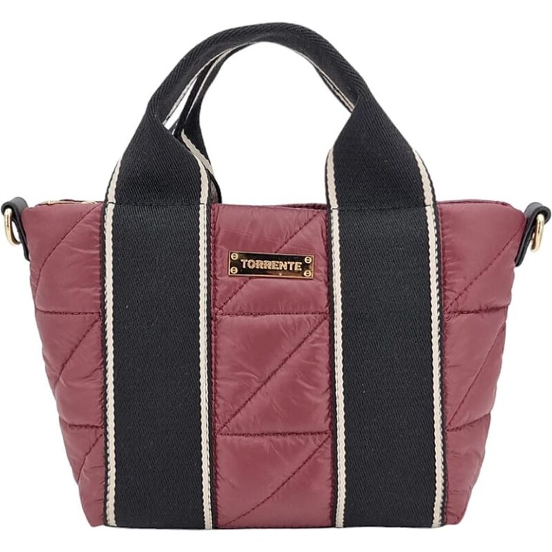 TORRENTE Exkluzívna dámska nákupná taška bordová 4DOK7 58511370