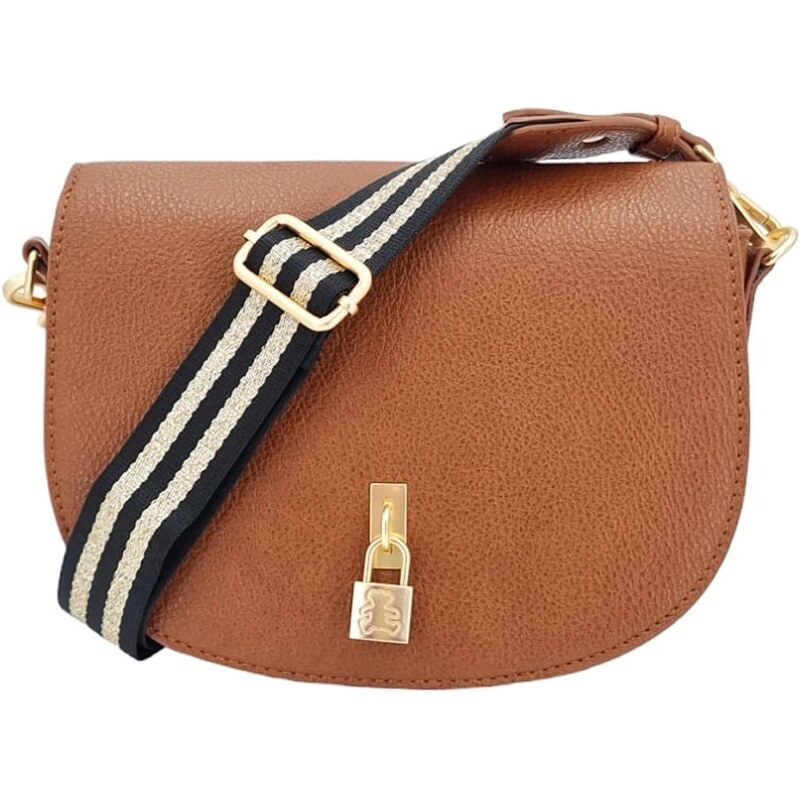 LULU CASTAGNETTE Luxusná dámska malá kabelka hnedá X56B7 58511389