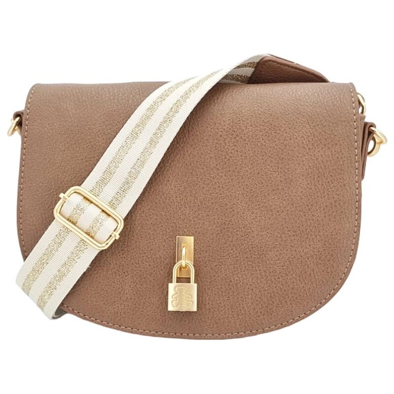 LULU CASTAGNETTE Módna dámska malá kabelka béžová H1TF9 58511390