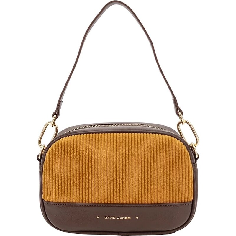 DAVID JONES Pohodlná hnedá dámska malá kabelka ZD8XL 58511398