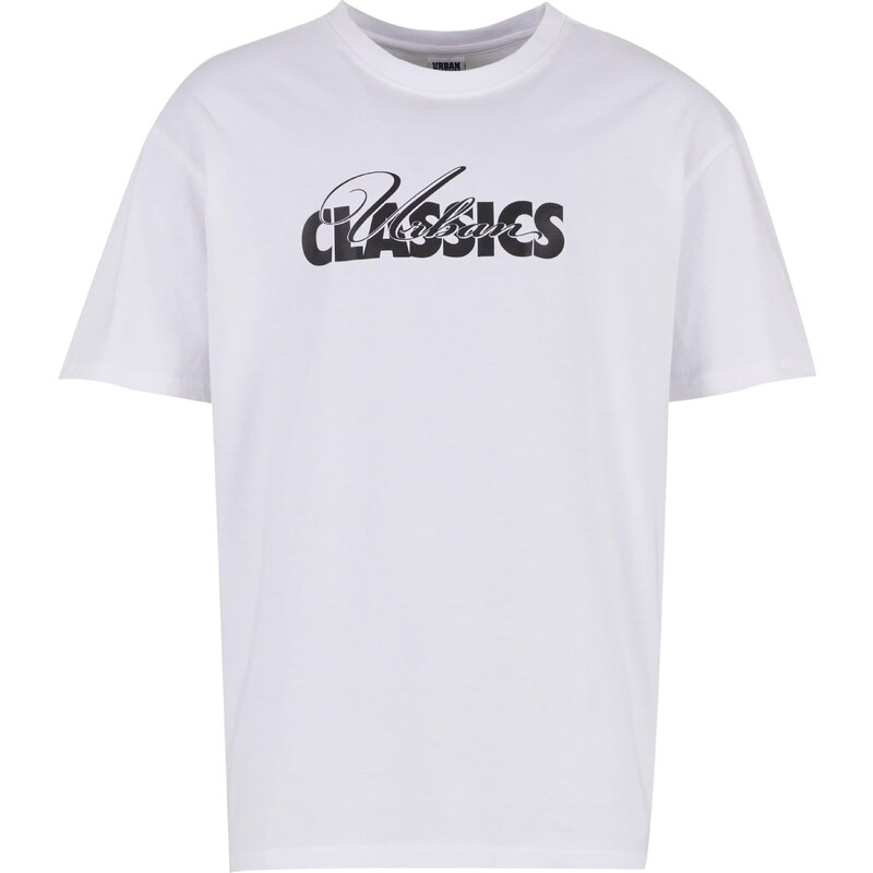 Urban Classics Tričko Cursive Bold čierna / biela 65644226