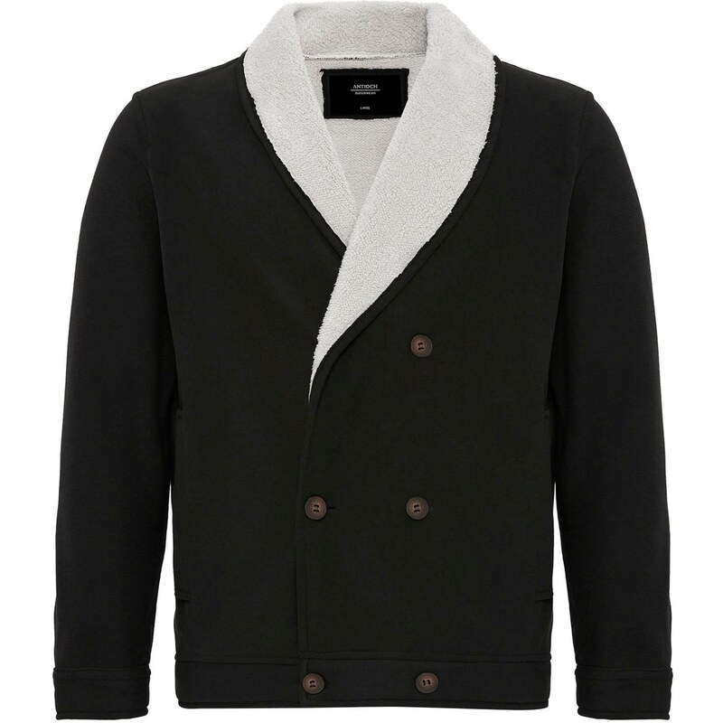 Antioch Prechodný kabát čierna / biela 59666216