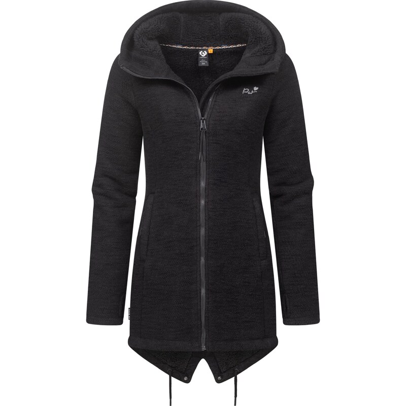 Ragwear Tepláková bunda Wingi čierna / biela 58519658