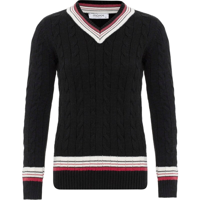 Moxx Paris Sveter nebielená / červená / čierna 62053052